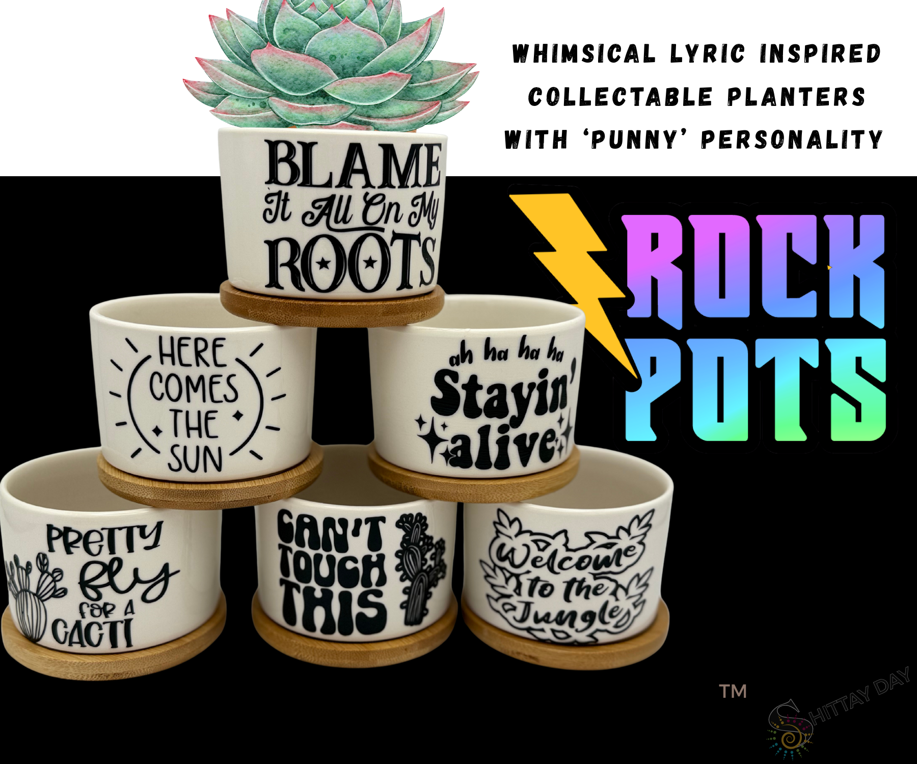 COMING SOON - ROCK POTS PLANTERS