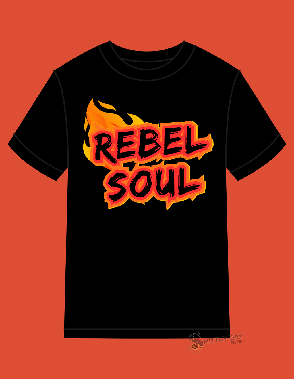 REBEL SOUL - 100% COTTON T-SHIRT
