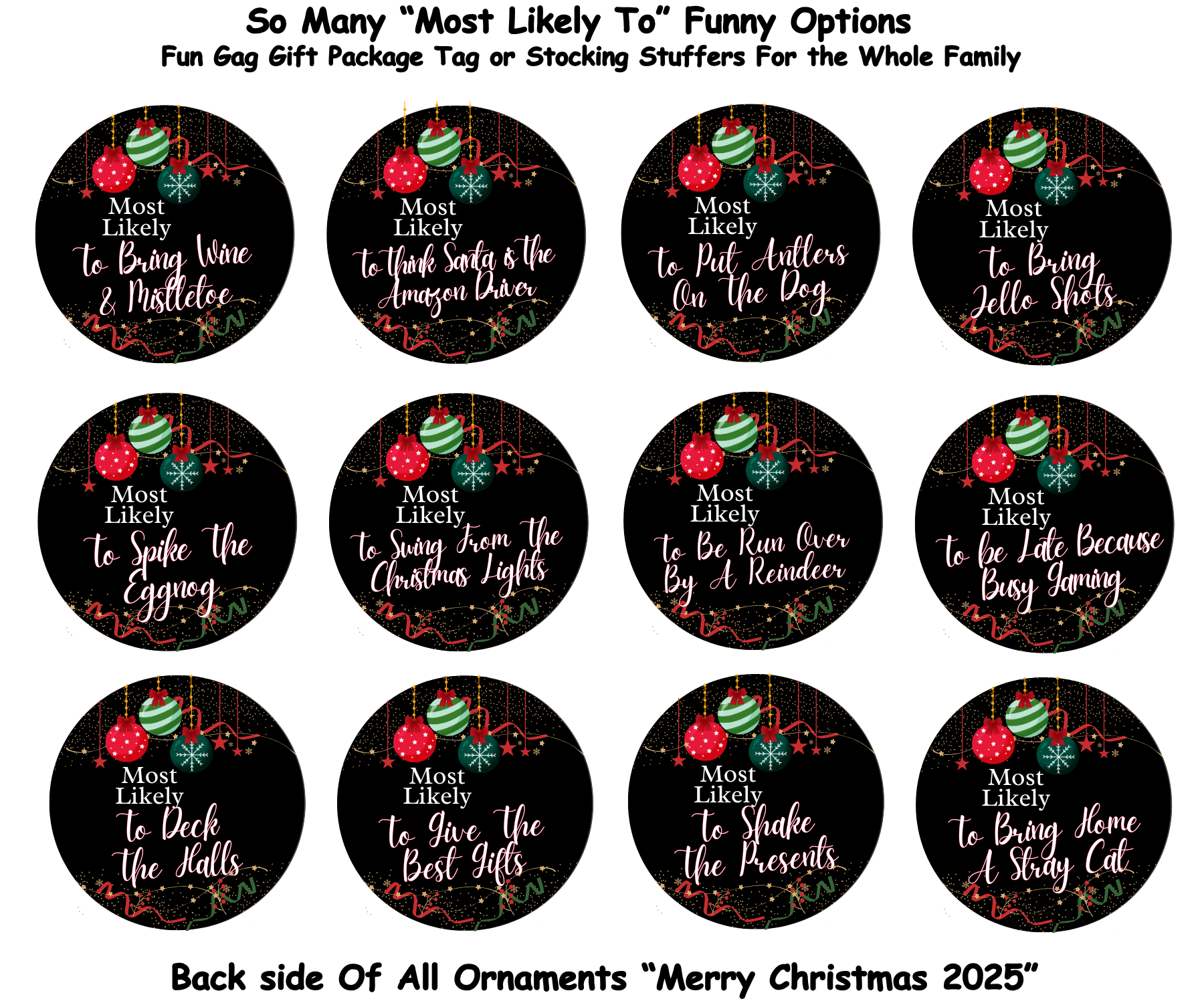 TO BE SANTA’S FAVORITE; MOST LIKELY CHRISTMAS ORNAMENT 2025