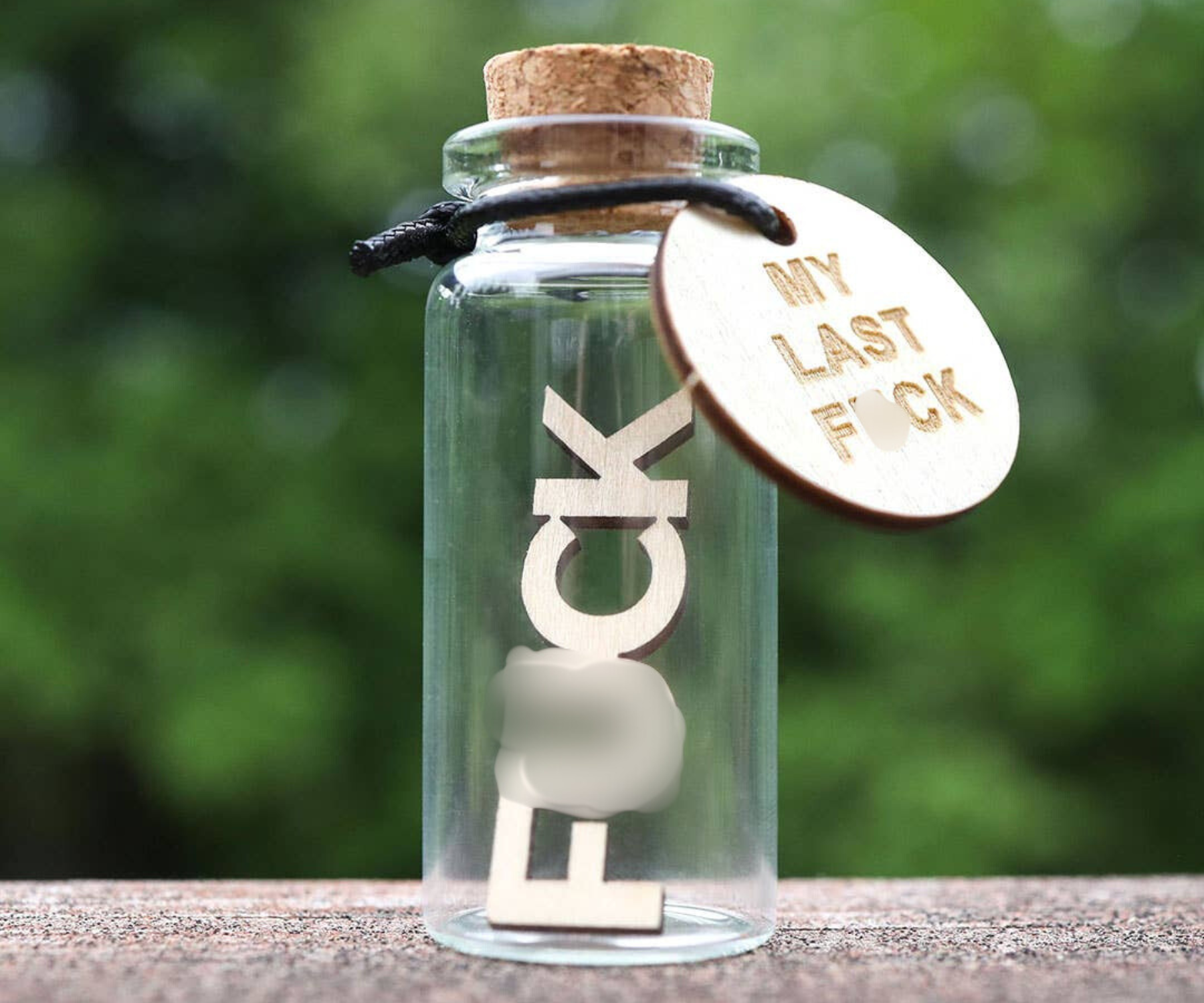 MY LAST F*CK  POCKET JAR  Funny Novelty Gift