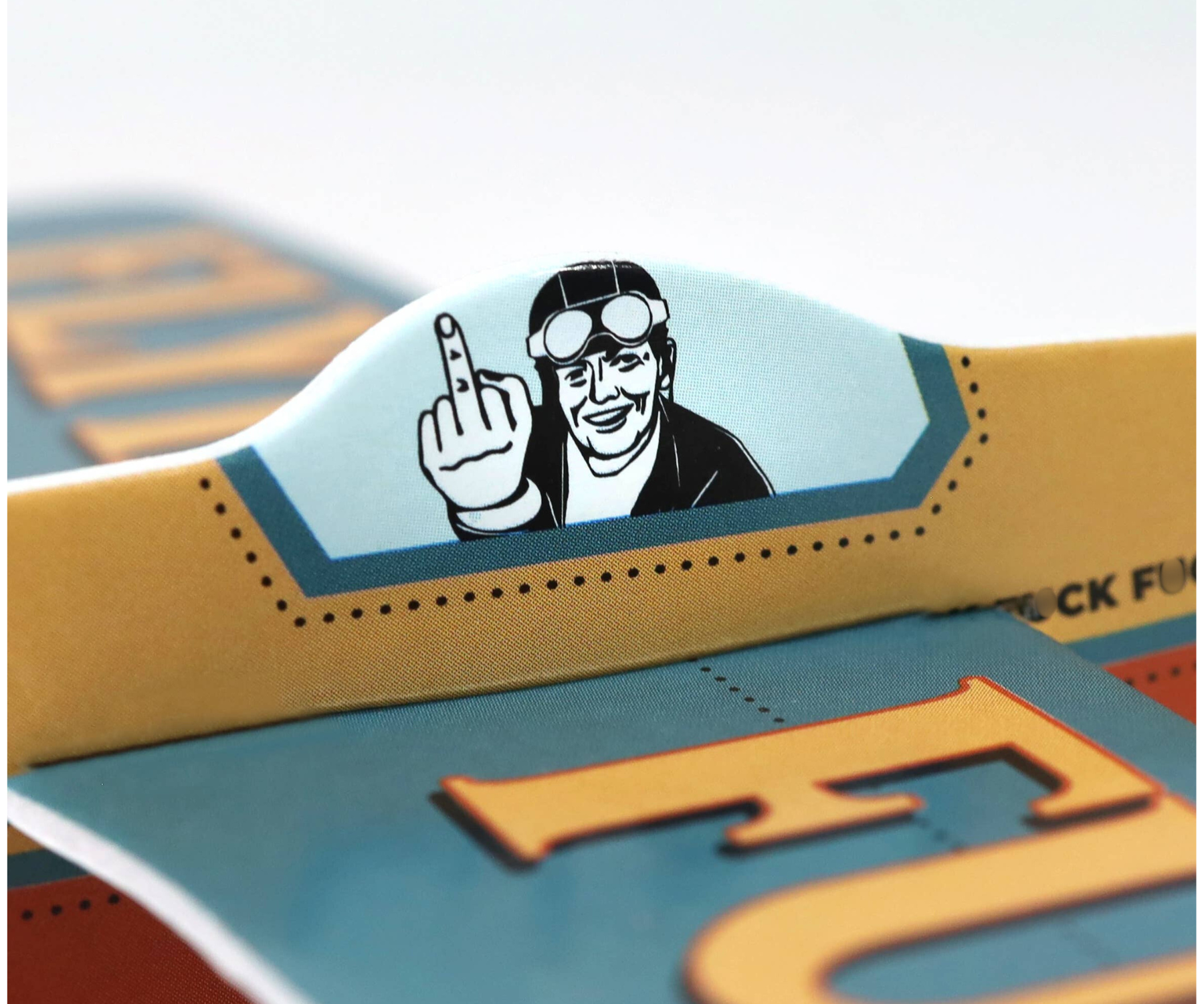 FLYING F*CK FOAM GLIDER  Novelty Toy Funny Gag Gift