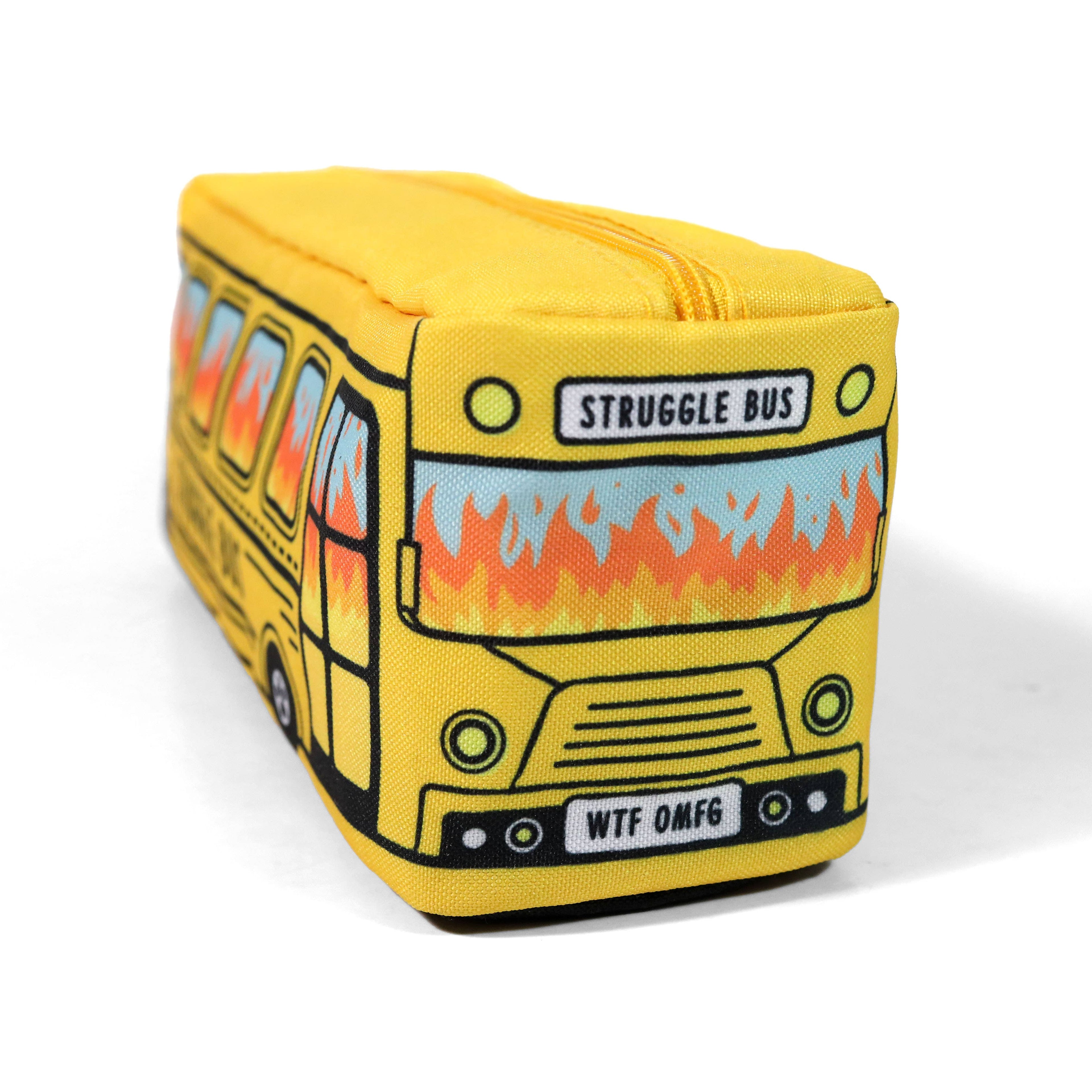 STRUGGLE BUS FUNNY ZIPPER POUCH