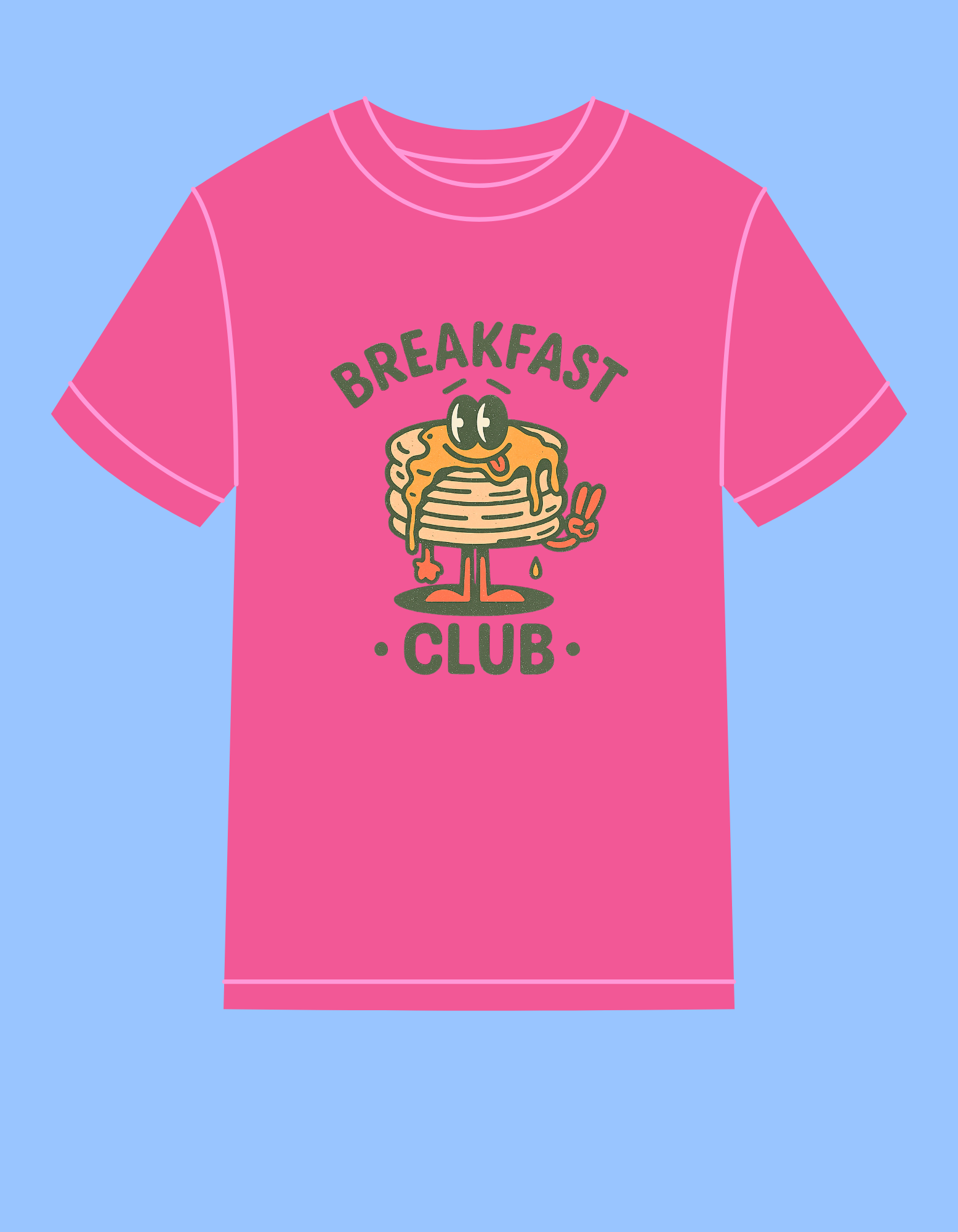 THE BREAKFAST CLUB - PINK-VINTAGE DINER INSPIRED 100% COTTON T-SHIRT (Copy)