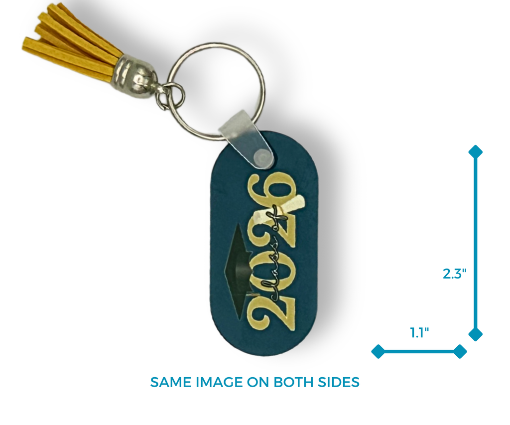 CLASSIC GRAD 2026 LIGHT WEIGHT METAL KEYCHAIN