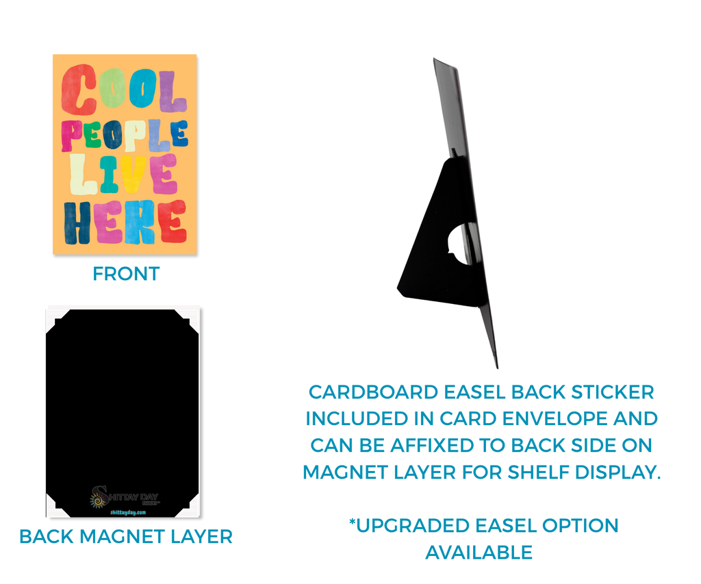 COOL PEOPLE LIVE HERE HOUSE WARMING CARDSIGN GREETINGS