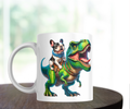 DOGGY DINO-MITE CERAMIC MUG