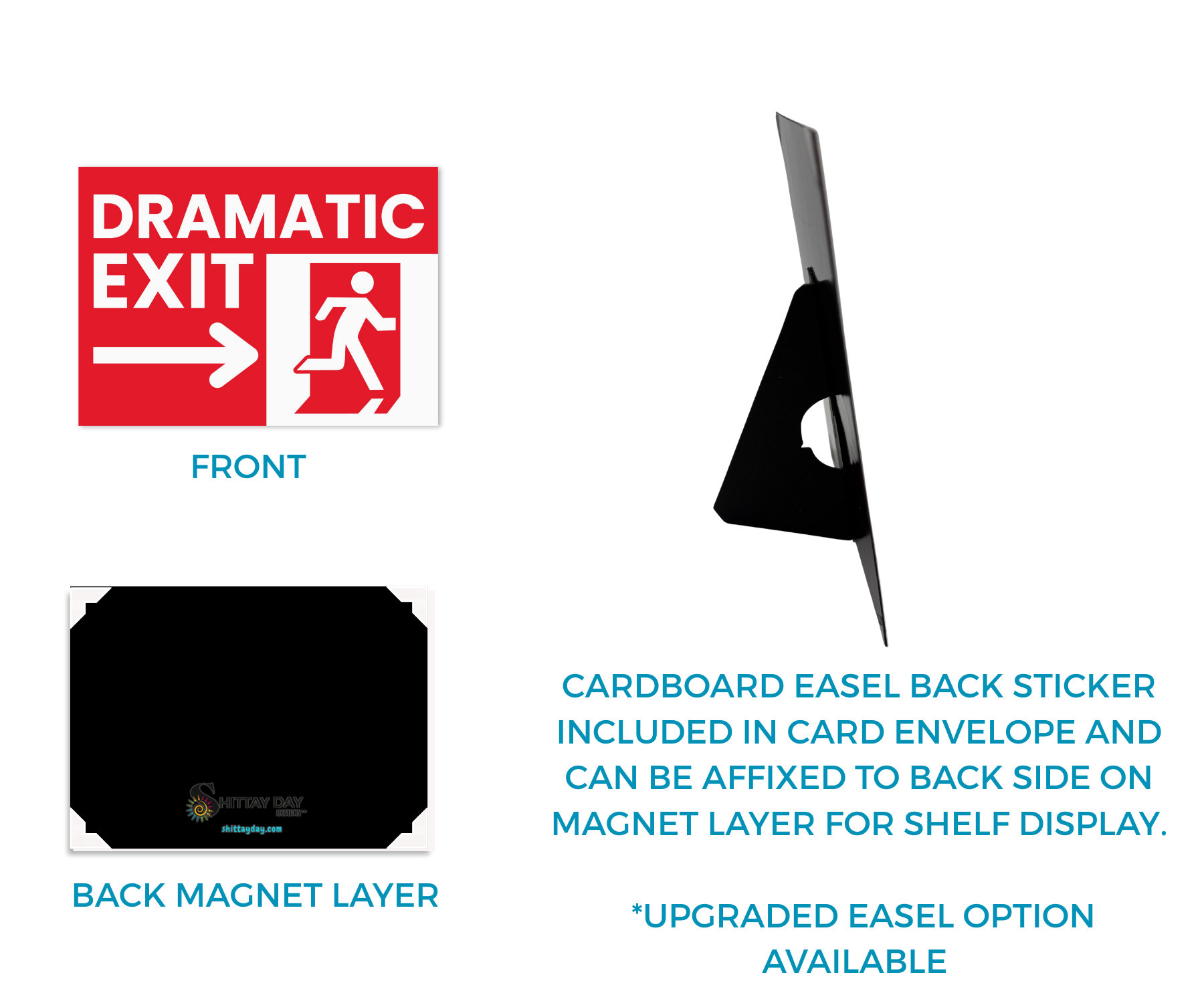 DRAMATIC EXIT CARDSIGN GREETINGS