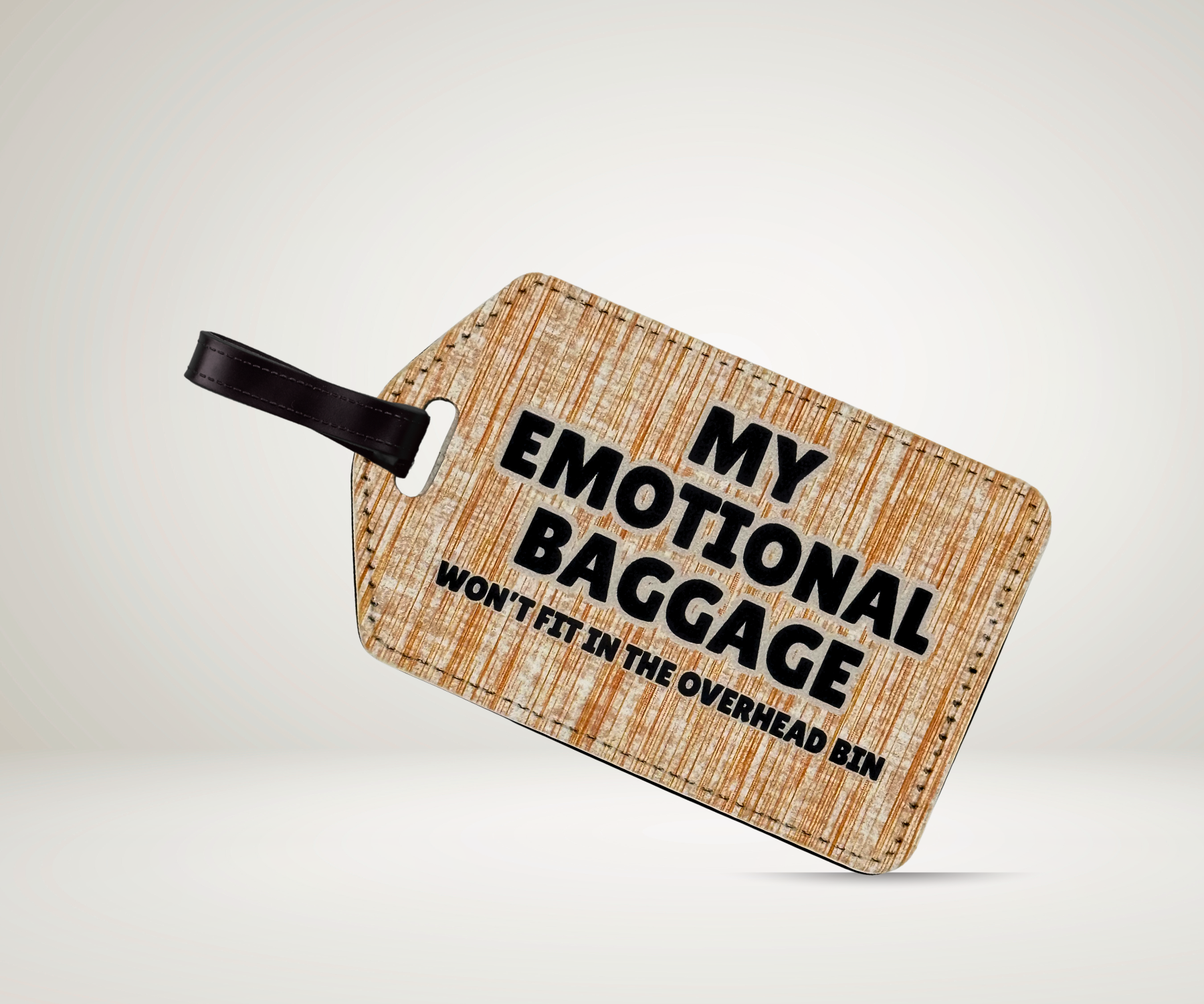 EMOTIONAL BAGGAGE LUGGAGE TAG Version 2