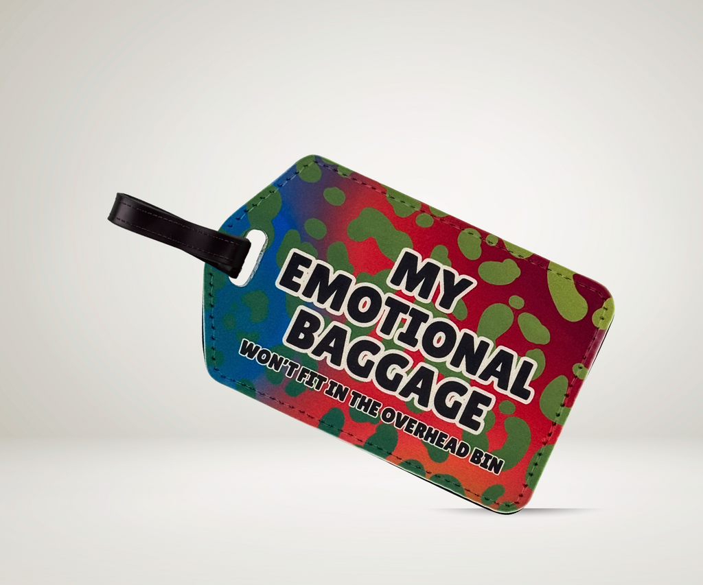 EMOTIONAL BAGGAGE LUGGAGE TAG Version 1