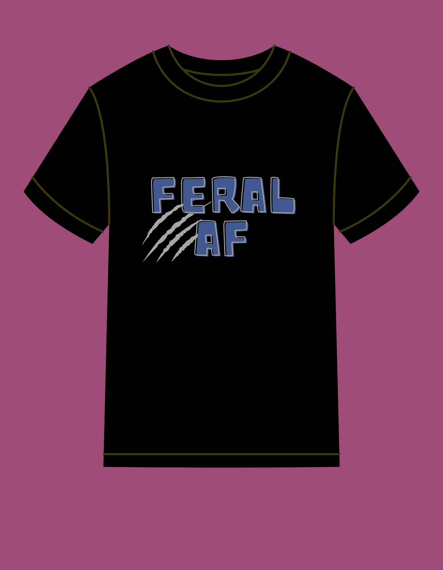 COMING SOON; FEREAL AF - 100% COTTON T-SHIRT