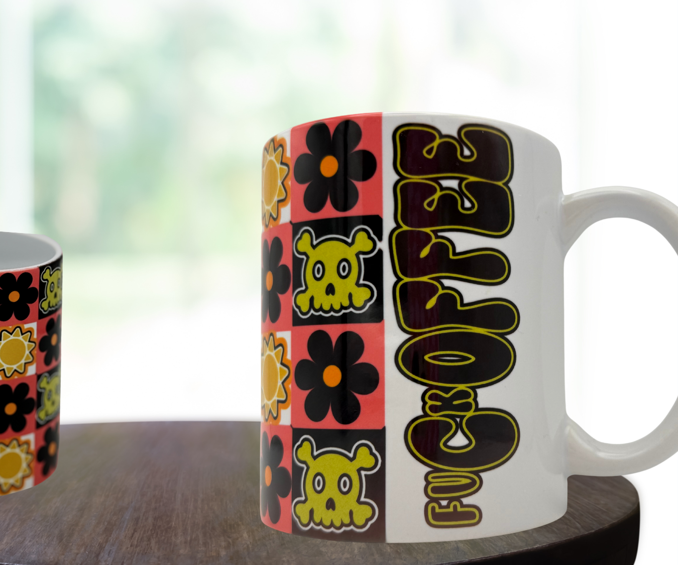 FUC-OFF-EE CERAMIC MUG PINK