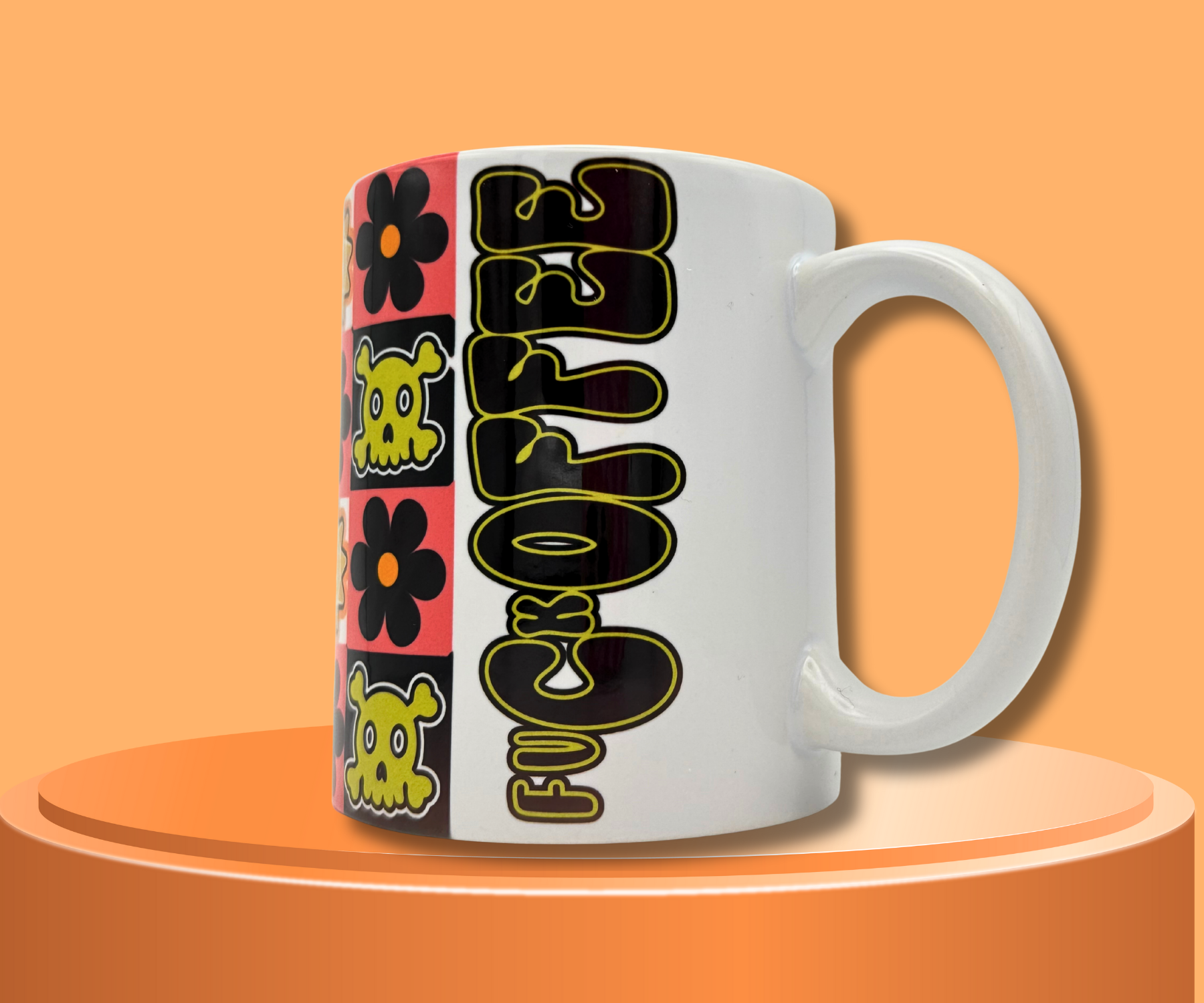 FUC-OFF-EE CERAMIC MUG PINK