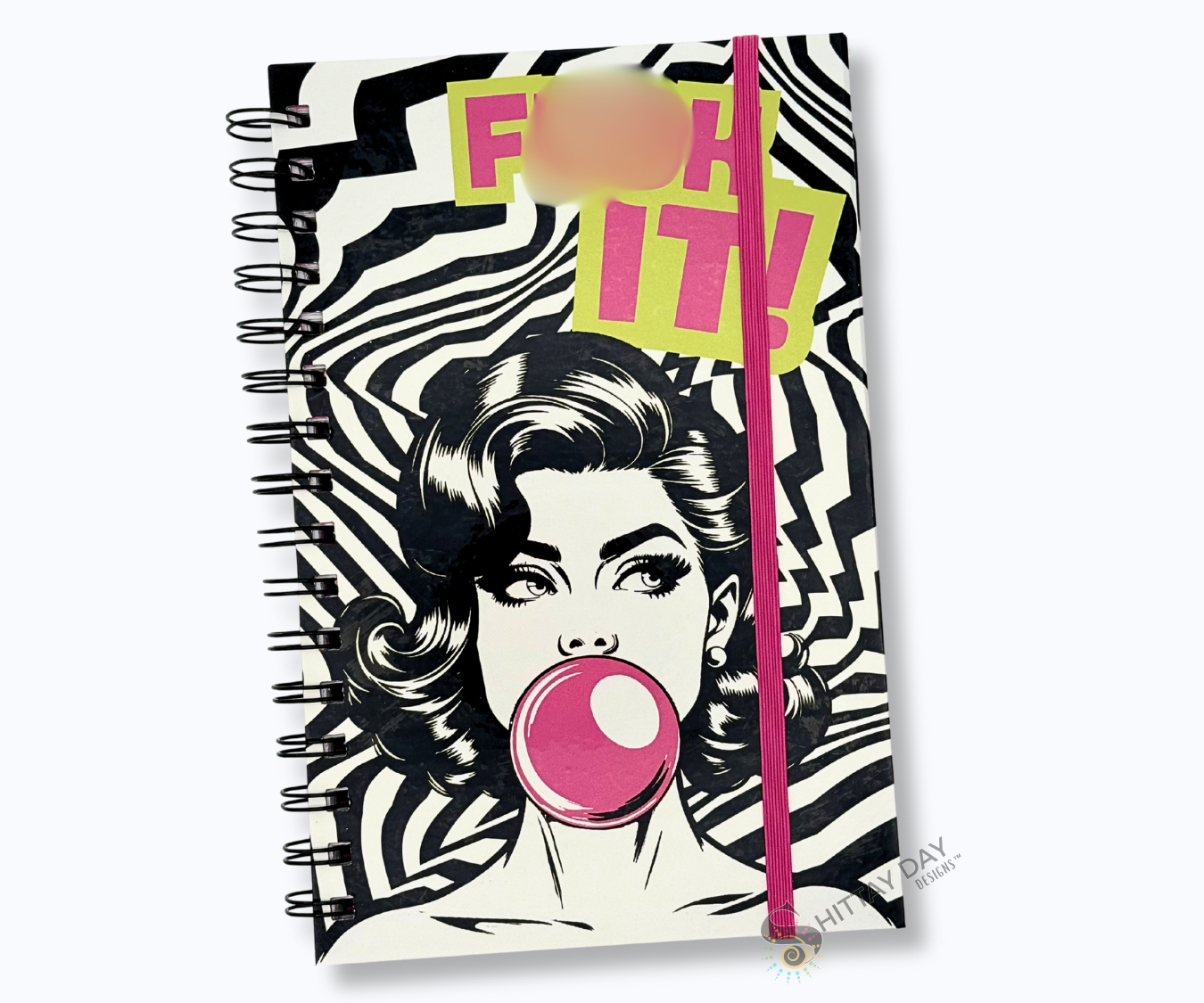 F*CK IT SARCASTIC SWEARY WIRE BOUND JOURNAL