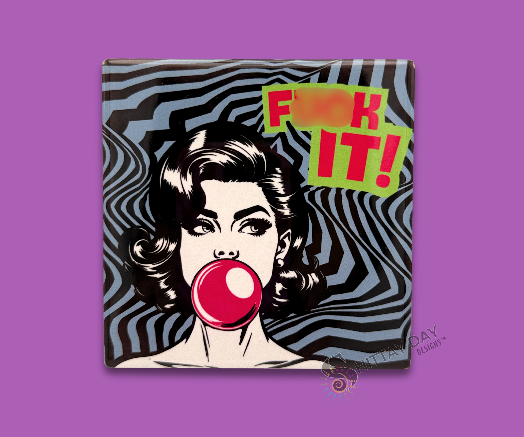 F*CK IT CERAMIC COASTER