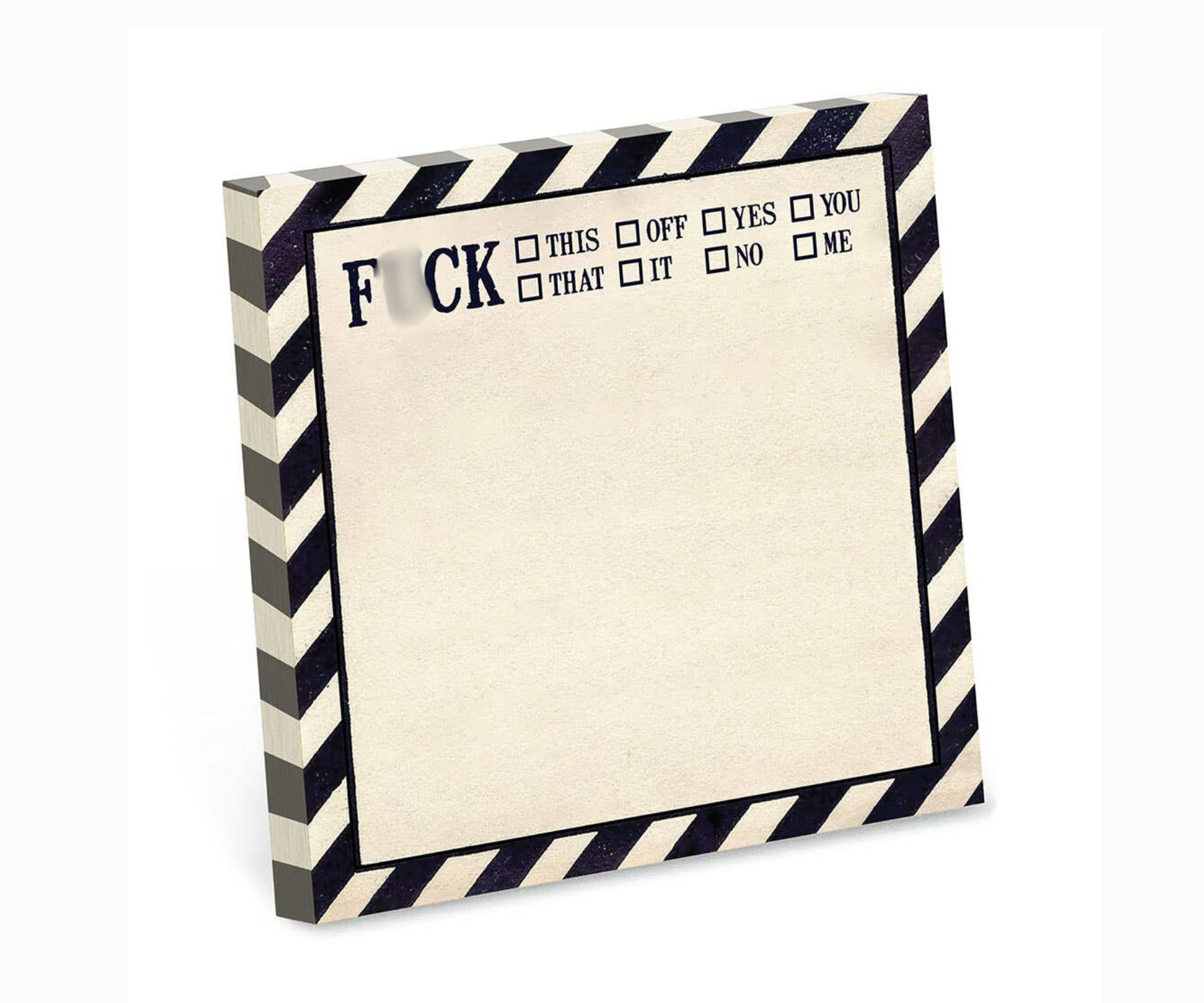 F*CK THIS, THAT, OFF FUNNY SARCASTIC STICKY NOTE PAD
