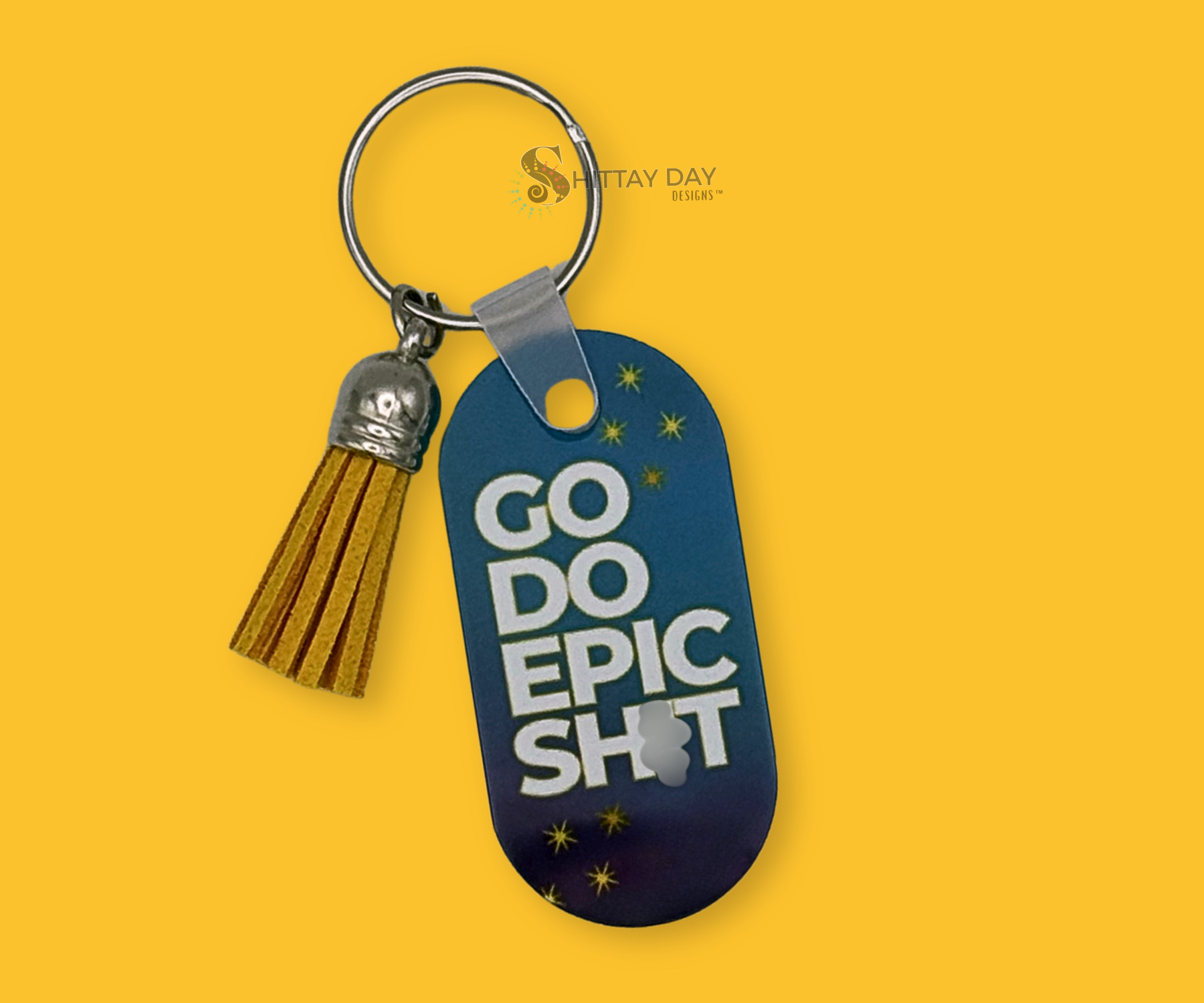 GO DO EPIC SH*T LIGHT WEIGHT METAL KEYCHAIN