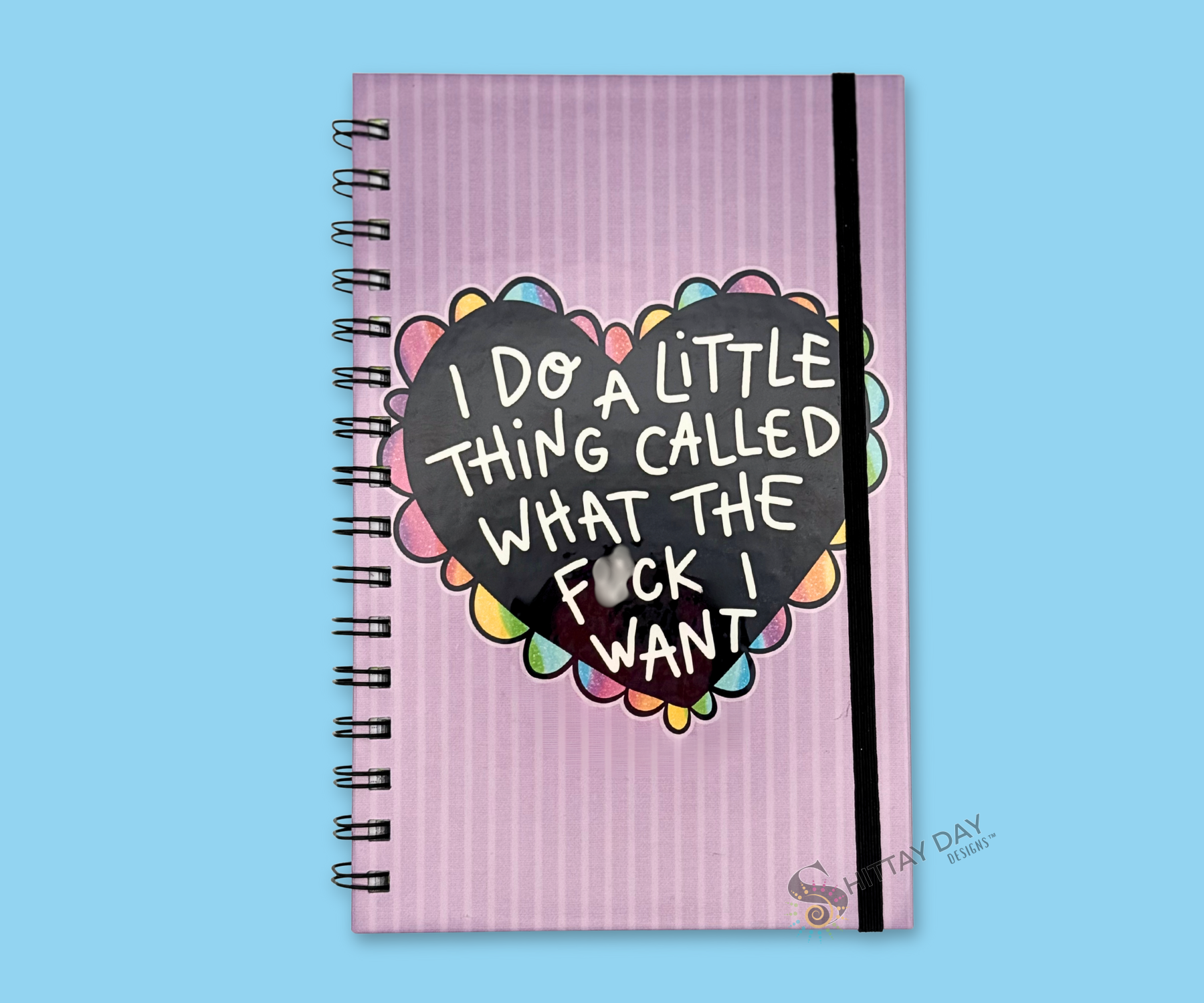 I DO A LITTLE THING CALLED WHAT THE F*CK I WANT SASSY FUNNY WIRE BOUND JOURNAL