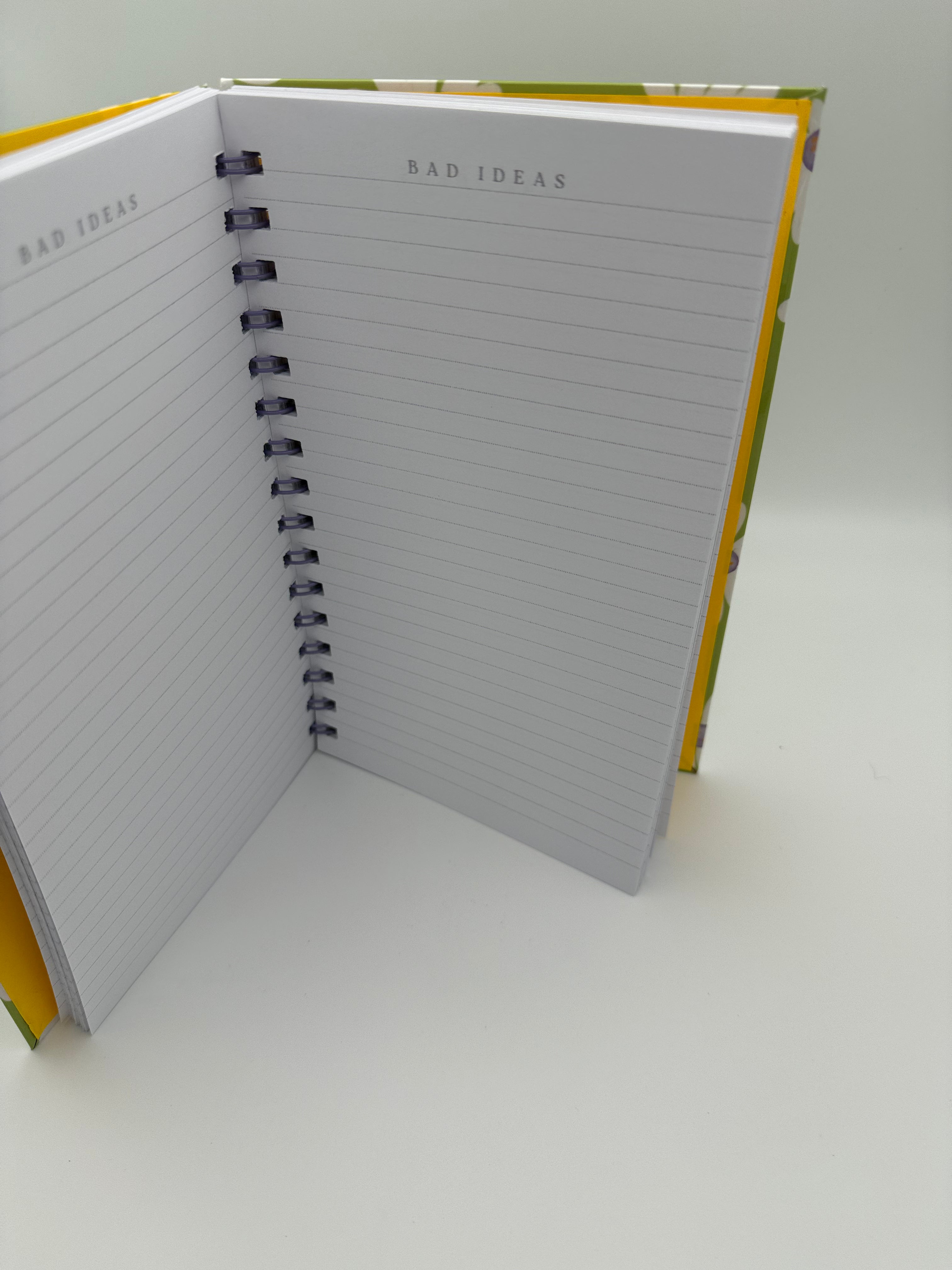BAD IDEAS CUTE FUNNY WIRE BOUND JOURNAL