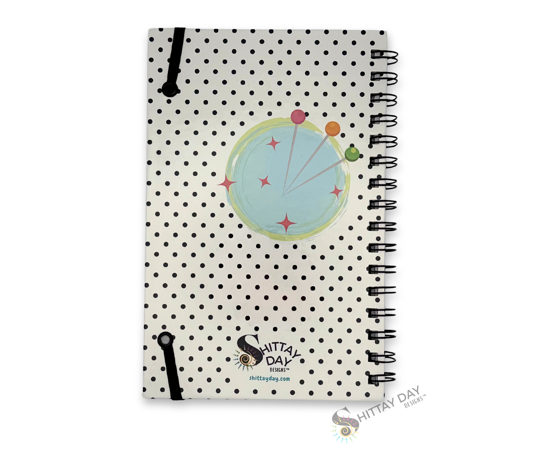 VOODOO DOLL FUNNY SARCASTIC WIRE BOUND LINED JOURNAL