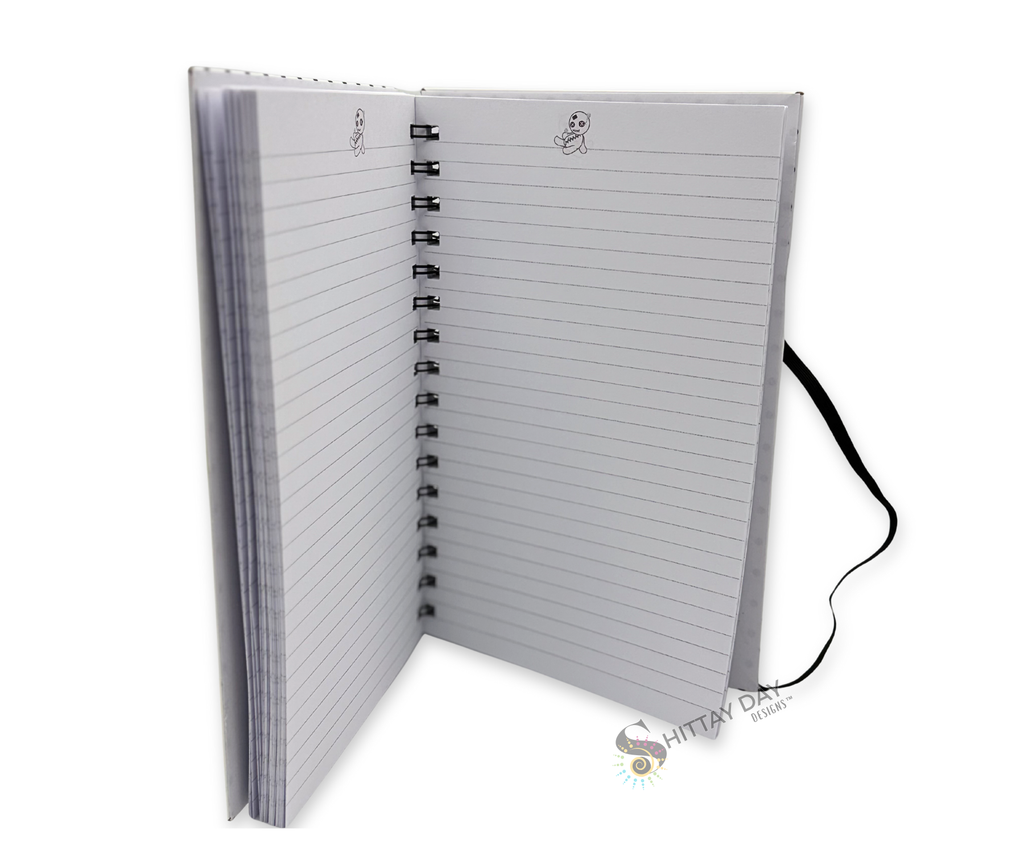VOODOO DOLL FUNNY SARCASTIC WIRE BOUND LINED JOURNAL