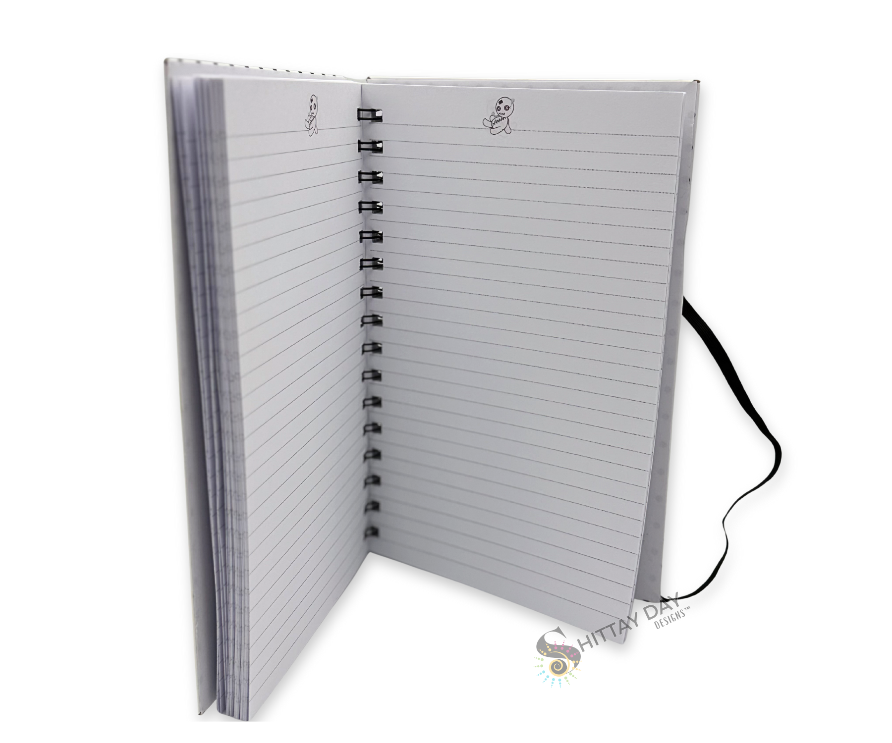 VOODOO DOLL FUNNY SARCASTIC WIRE BOUND LINED JOURNAL