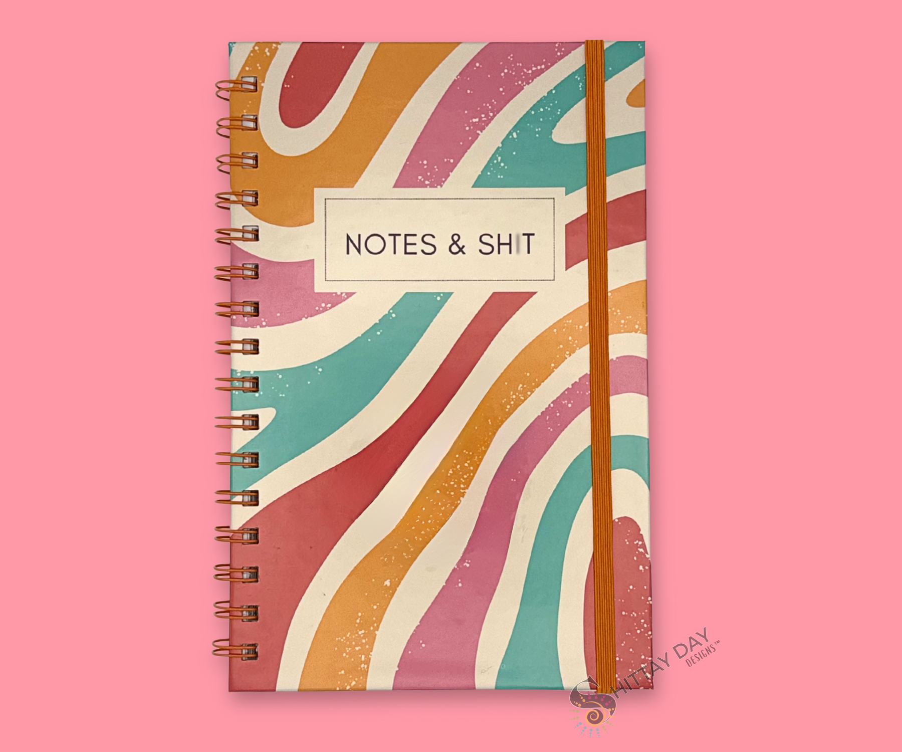 NOTES & SH*T FUNNY SARCASTIC WIRE BOUND JOURNAL