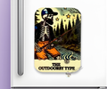 THE OUTDOORSY TYPE BONE-AFIDE PERSONALITY MAGNET