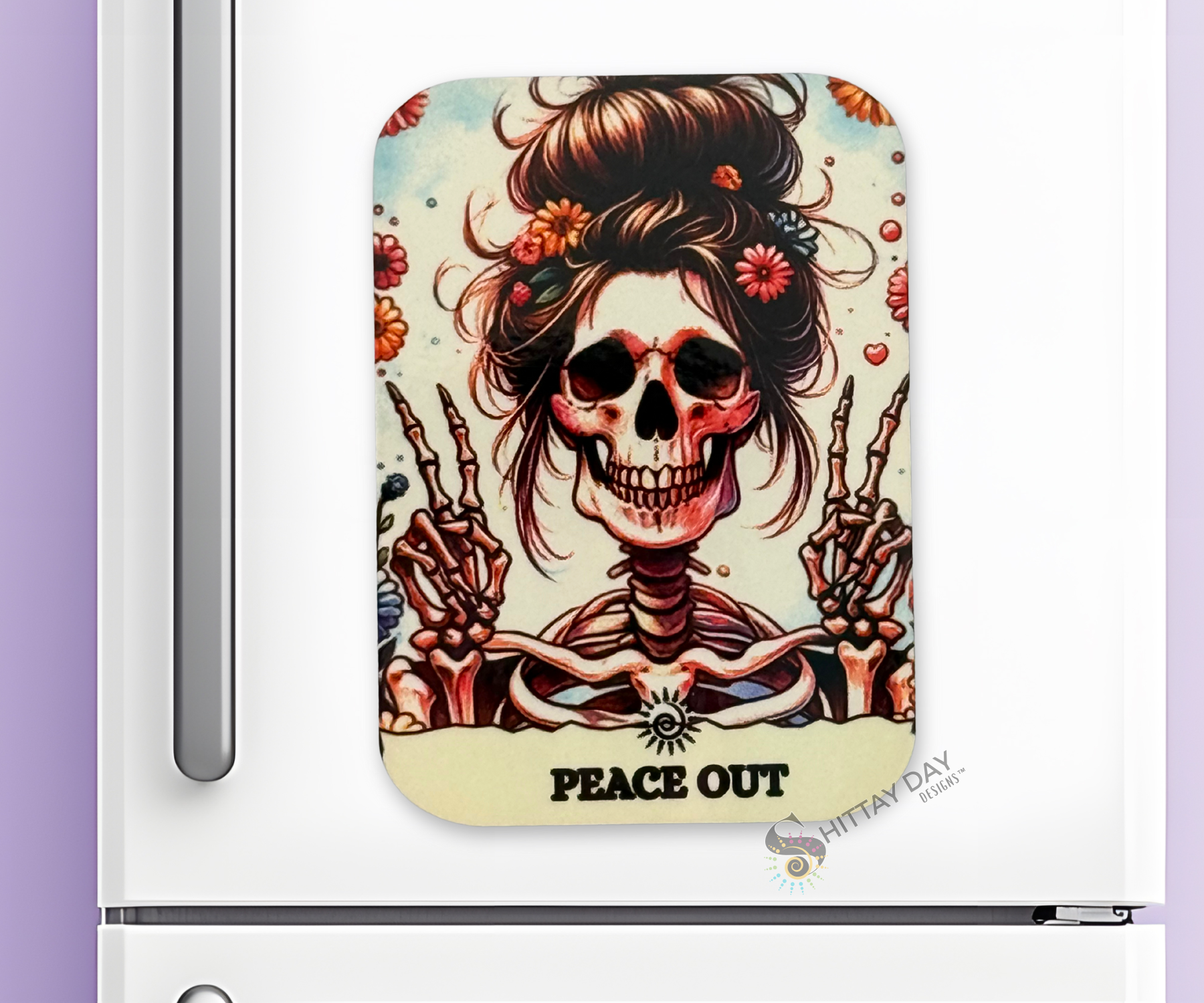 THE PEACE OUT BONE-AFIDE PERSONALITY MAGNET