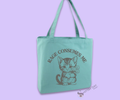 RAGE CONSUMES ME - HILARIOUS 100% COTTON CANVAS LARGE TOTE