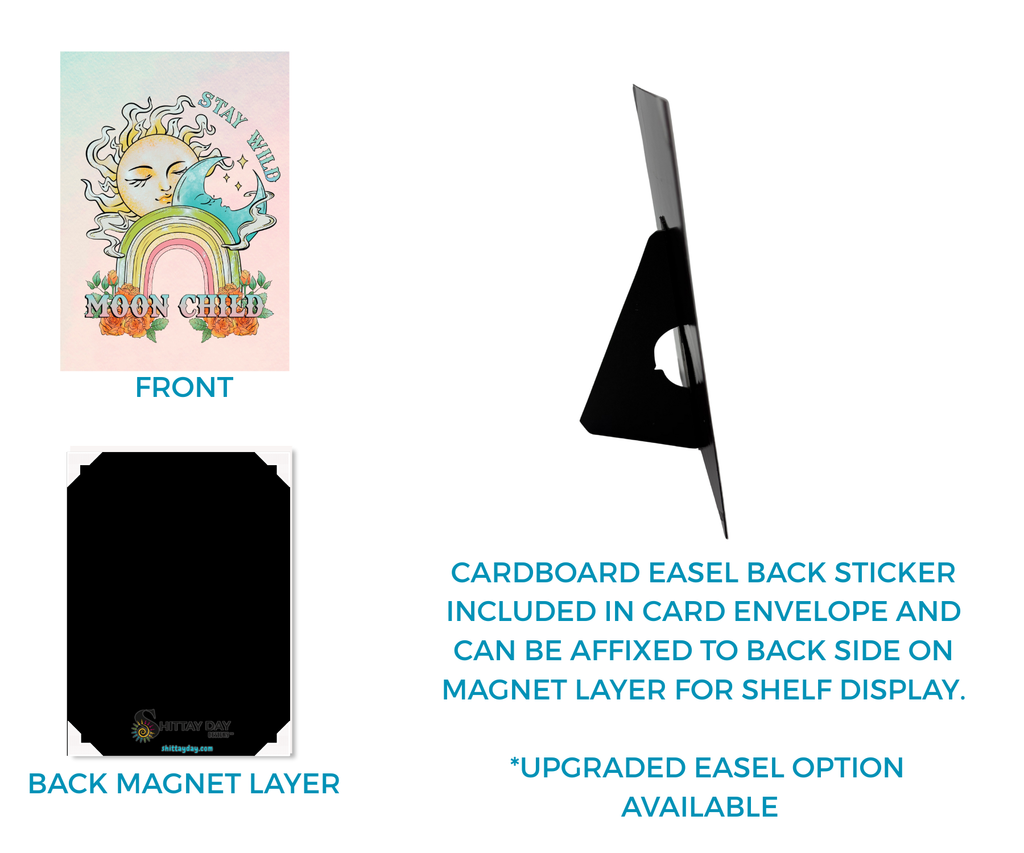 STAY WILD MOON CHILD CARDSIGN GREETINGS