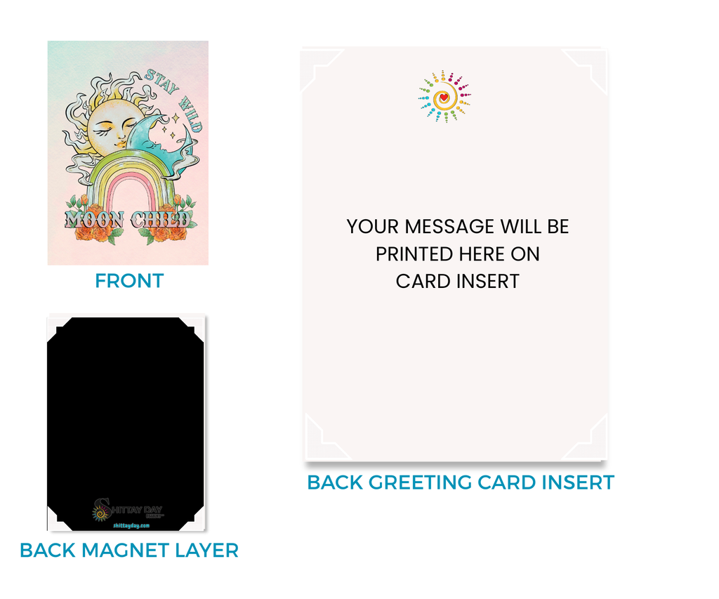 STAY WILD MOON CHILD CARDSIGN GREETINGS