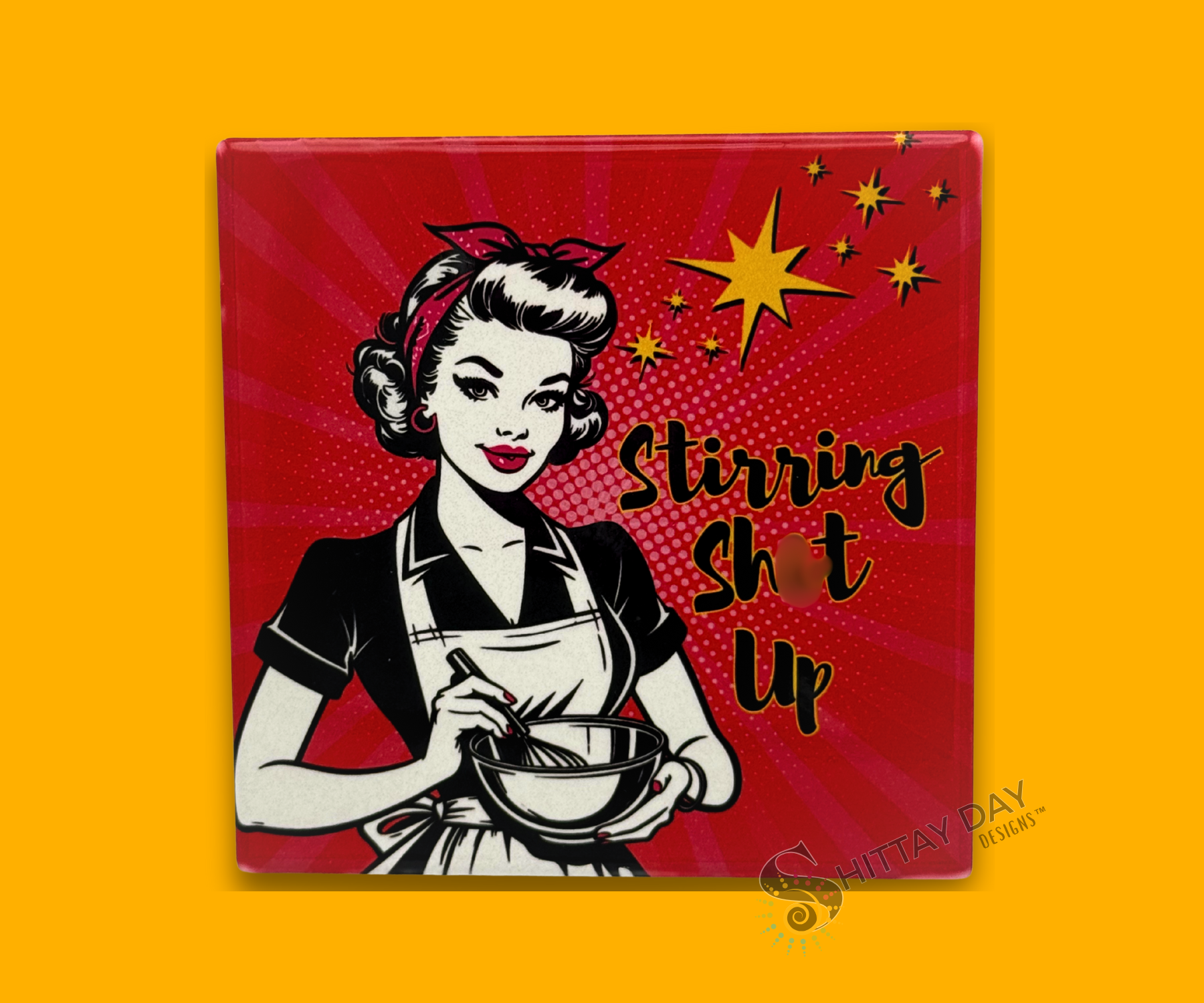 STIRRING SH*T UP! CERAMIC COASTER