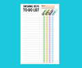 SWEARING HELPS TO-DO LIST MAGNETIC NOTEPAD