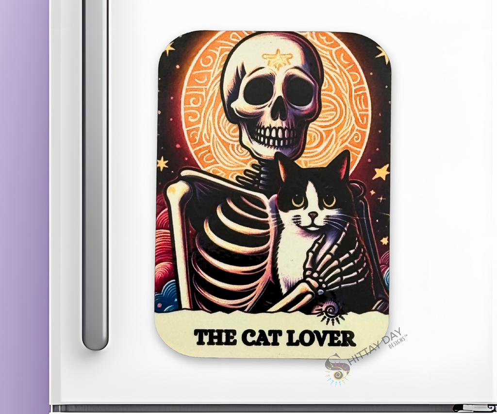 THE CAT LOVER BONE-AFIDE PERSONALITY MAGNET