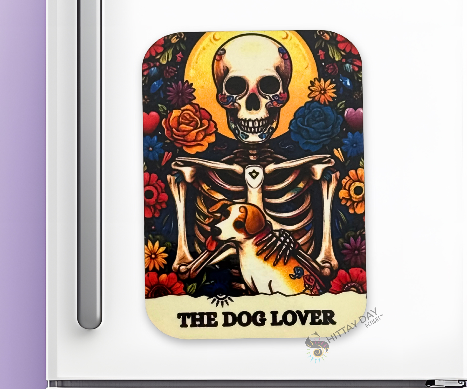 THE DOG LOVER BONE-AFIDE PERSONALITY MAGNET Version 2