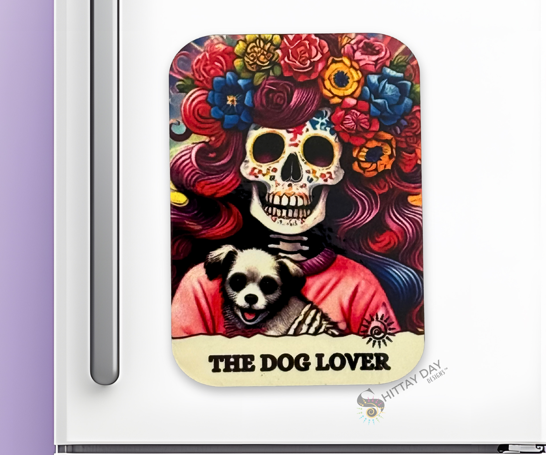 THE DOG LOVER BONE-AFIDE PERSONALITY MAGNET Version 1