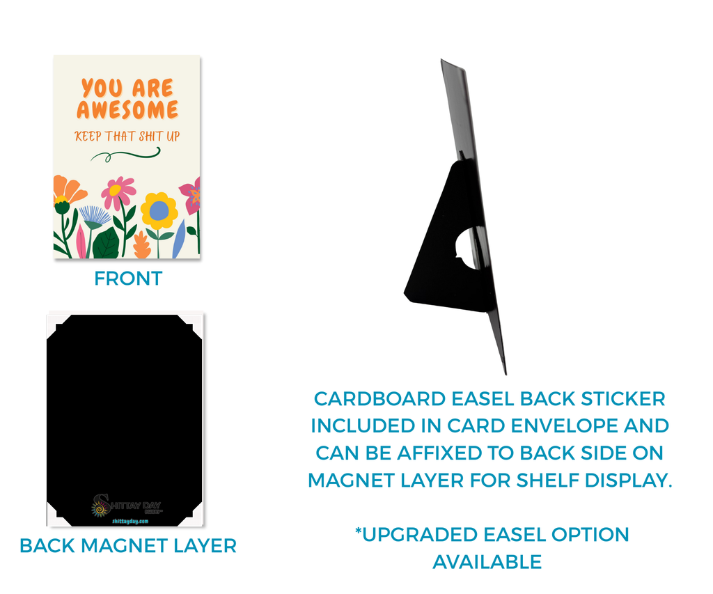 YOU'RE AWESOME-KEEP THAT SH*T UP CARDSIGN GREETINGS