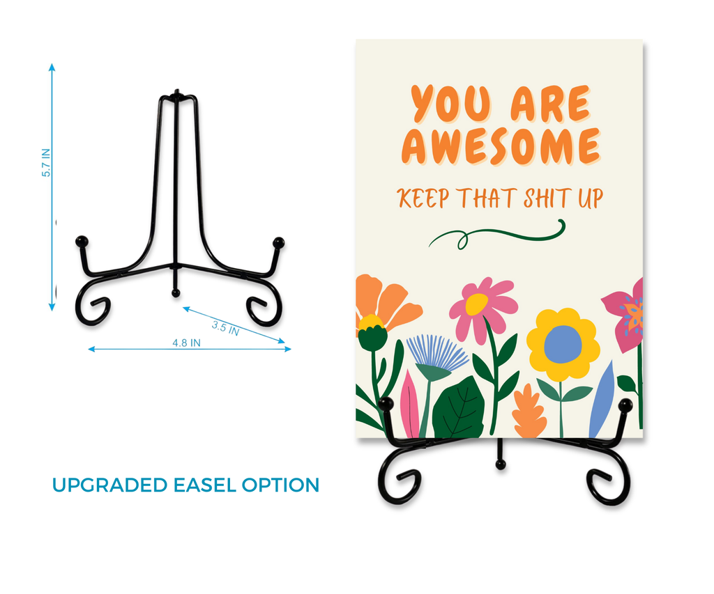 YOU'RE AWESOME-KEEP THAT SH*T UP CARDSIGN GREETINGS