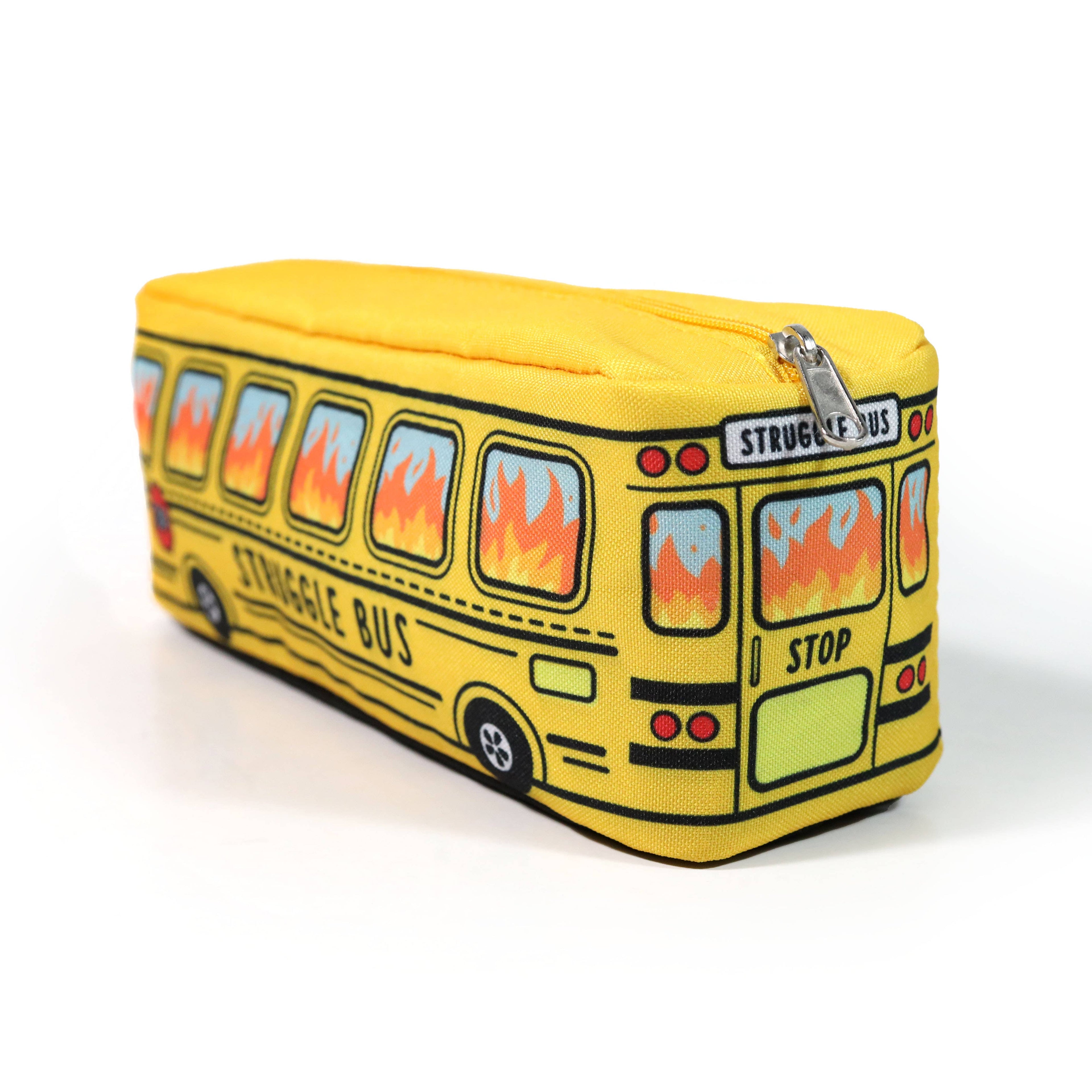 STRUGGLE BUS FUNNY ZIPPER POUCH